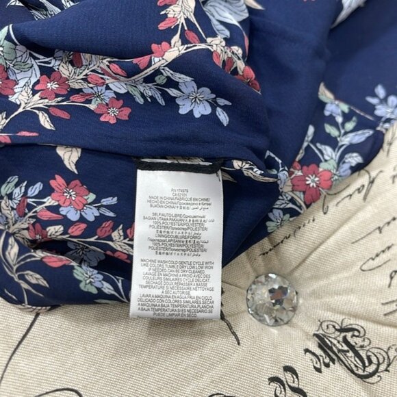 BCBGMAXAZRIA Floral-Print Blouse - Picture 10 of 14